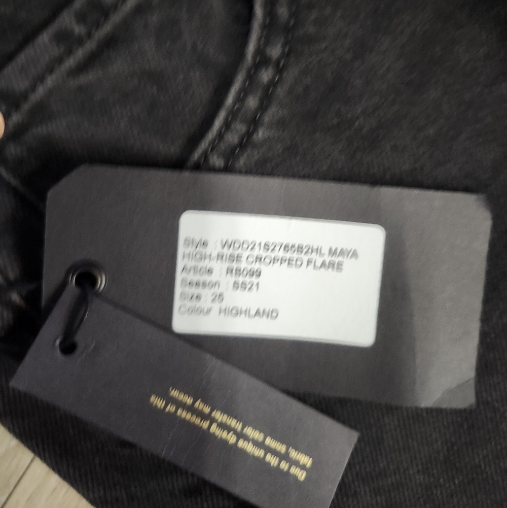 Rag & Bone High Rise Cropped Flare Jeans (25) NWT - Picture 5 of 11